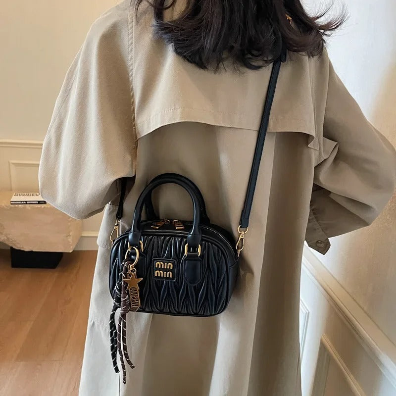 Sac Mio Matelassé en Cuir pour Femmes