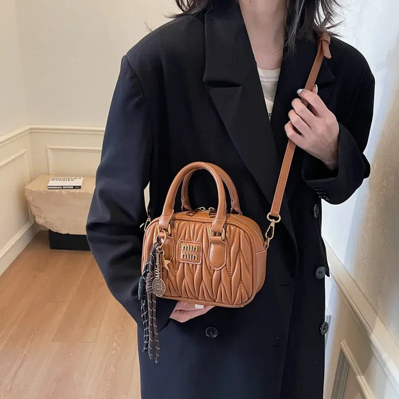 Sac Mio Matelassé en Cuir pour Femmes