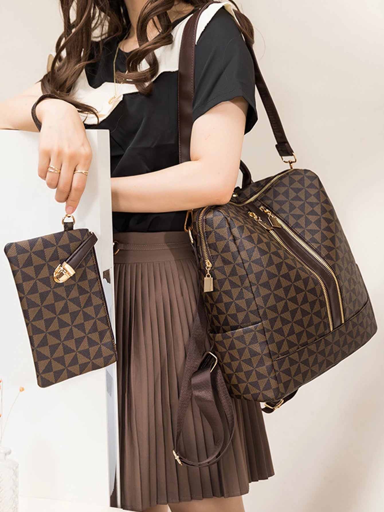 Sac à Dos Élégant en Cuir pour Femmes