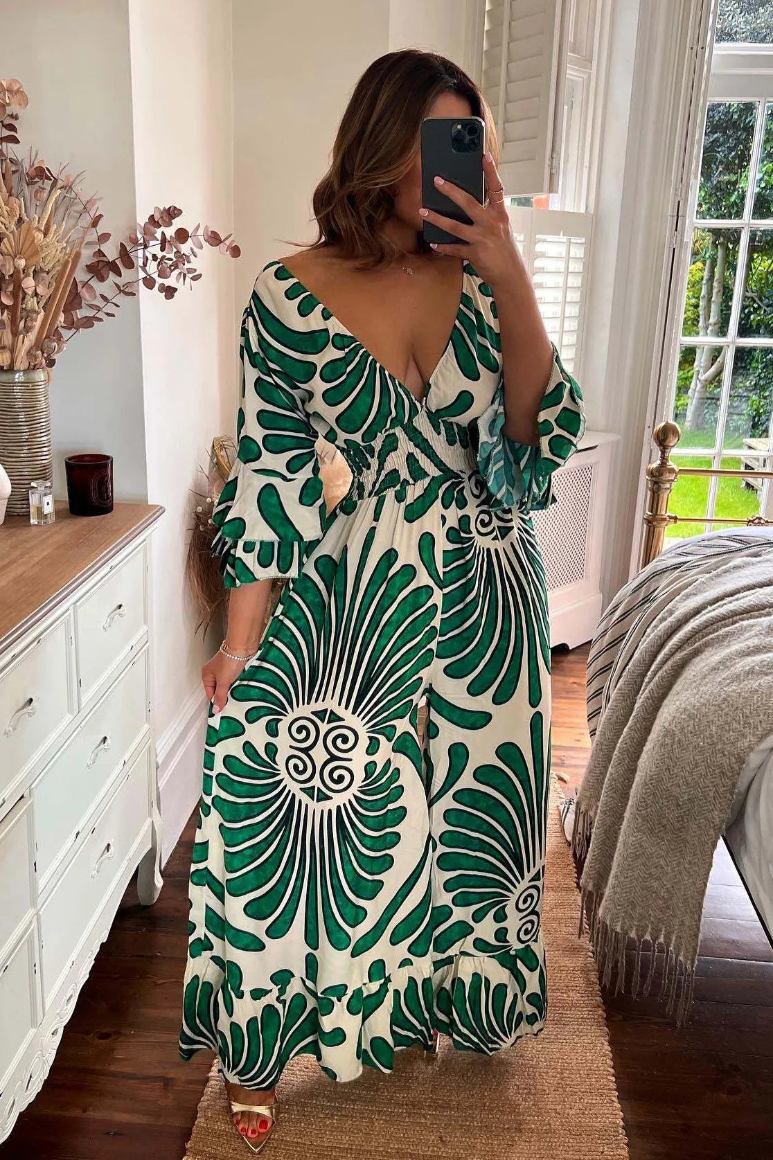 Combinaison Femme Élégante - Coupe Flottante à Jambes Larges - Aurelles