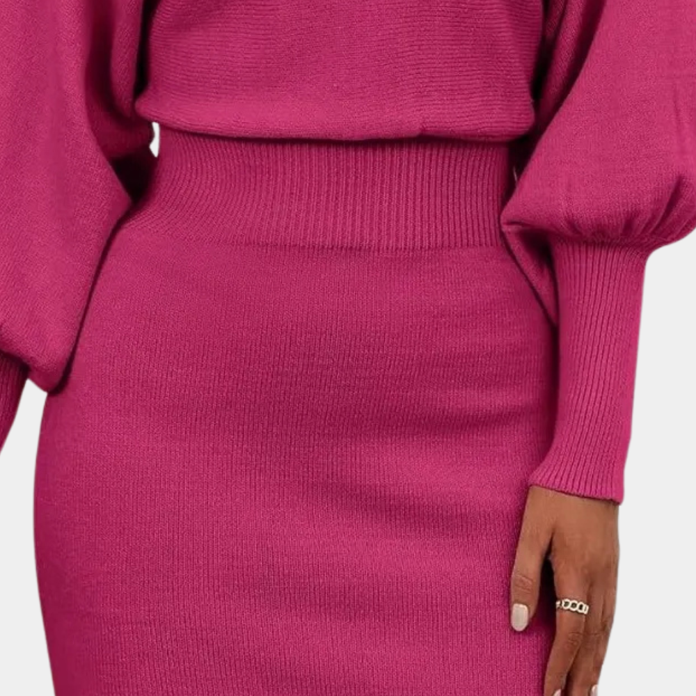 Ensemble Tricot Femme Chic – Confort et Élégance Midi