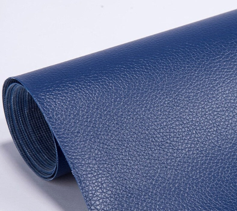 Rouleau de Cuir Adhésif Auto-Collant en PU Patch de Réparation Imperméable pour Canapé Fauteuil et Sièges Auto