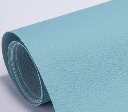 Rouleau de Cuir Adhésif Auto-Collant en PU Patch de Réparation Imperméable pour Canapé Fauteuil et Sièges Auto