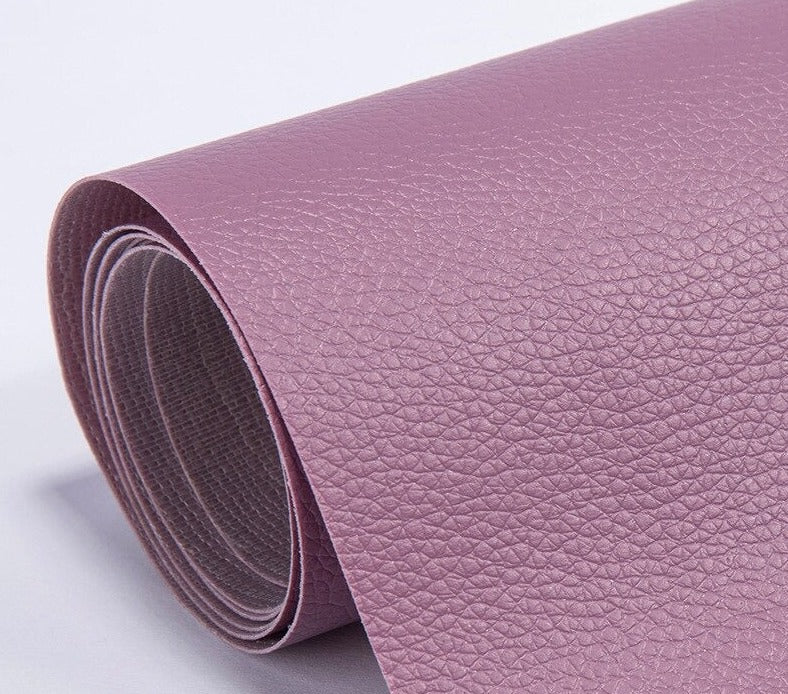 Rouleau de Cuir Adhésif Auto-Collant en PU Patch de Réparation Imperméable pour Canapé Fauteuil et Sièges Auto