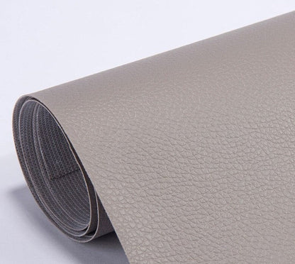 Rouleau de Cuir Adhésif Auto-Collant en PU Patch de Réparation Imperméable pour Canapé Fauteuil et Sièges Auto