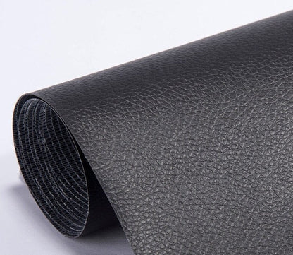 Rouleau de Cuir Adhésif Auto-Collant en PU Patch de Réparation Imperméable pour Canapé Fauteuil et Sièges Auto