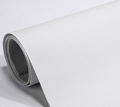 Rouleau de Cuir Adhésif Auto-Collant en PU Patch de Réparation Imperméable pour Canapé Fauteuil et Sièges Auto