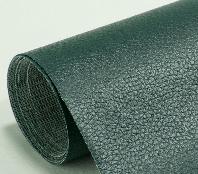 Rouleau de Cuir Adhésif Auto-Collant en PU Patch de Réparation Imperméable pour Canapé Fauteuil et Sièges Auto