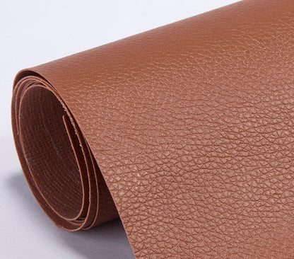 Rouleau de Cuir Adhésif Auto-Collant en PU Patch de Réparation Imperméable pour Canapé Fauteuil et Sièges Auto