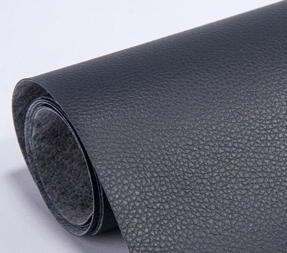 Rouleau de Cuir Adhésif Auto-Collant en PU Patch de Réparation Imperméable pour Canapé Fauteuil et Sièges Auto