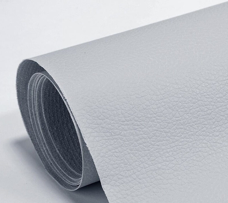 Rouleau de Cuir Adhésif Auto-Collant en PU Patch de Réparation Imperméable pour Canapé Fauteuil et Sièges Auto