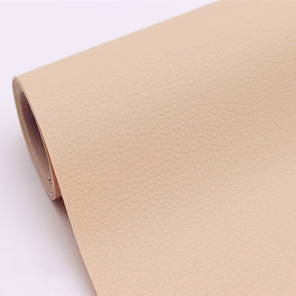 Rouleau de Cuir Adhésif Auto-Collant en PU Patch de Réparation Imperméable pour Canapé Fauteuil et Sièges Auto