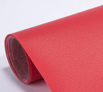 Rouleau de Cuir Adhésif Auto-Collant en PU Patch de Réparation Imperméable pour Canapé Fauteuil et Sièges Auto