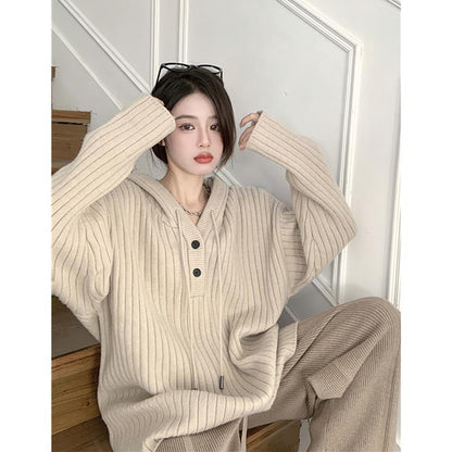 Pull Épais à Capuche Style Décontracté - Aurelles