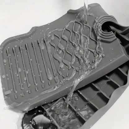 Velora – Tapis de Lavabo en Caoutchouc Incliné Pratique et Antidérapant