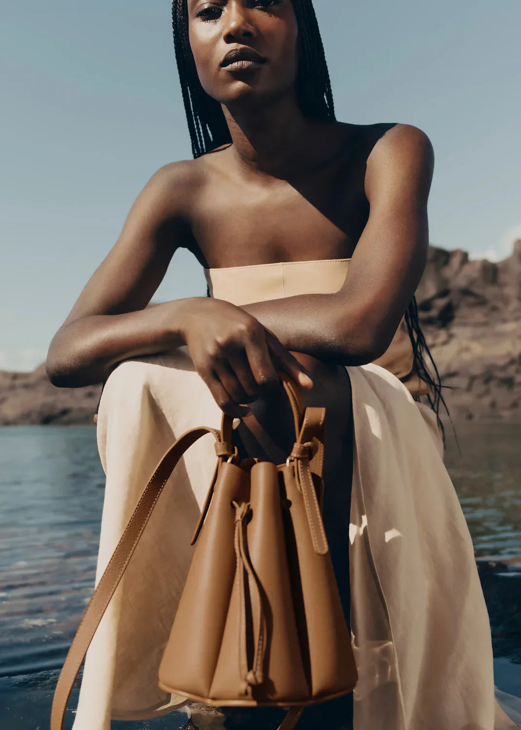 Sac Numéro Huit Mini en Cuir pour Femmes