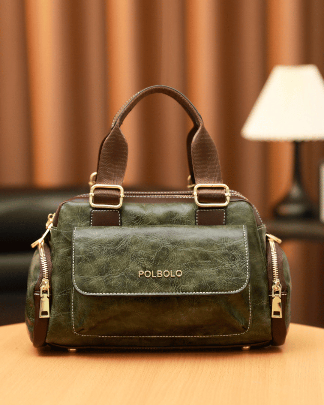 Sac à Main en Cuir Vintage Spacieux pour Femmes