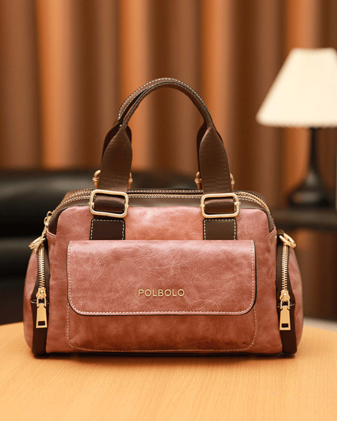 Sac à Main en Cuir Vintage Spacieux pour Femmes