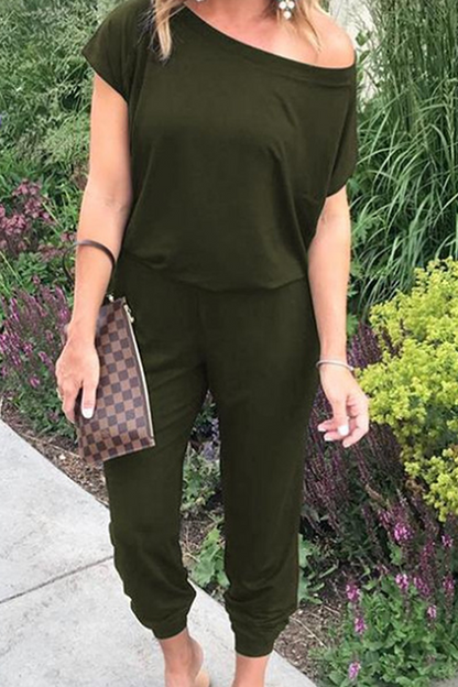 Combinaison décontractée femme à épaules dénudées - Aurelles