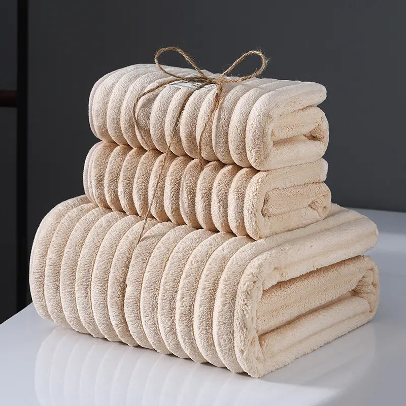 Arden – 3-Piece Ribbed Chenille Napkin Set