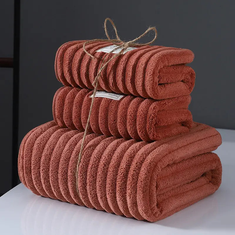 Arden – 3-Piece Ribbed Chenille Napkin Set
