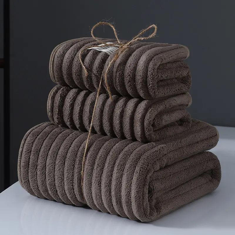 Arden – 3-Piece Ribbed Chenille Napkin Set