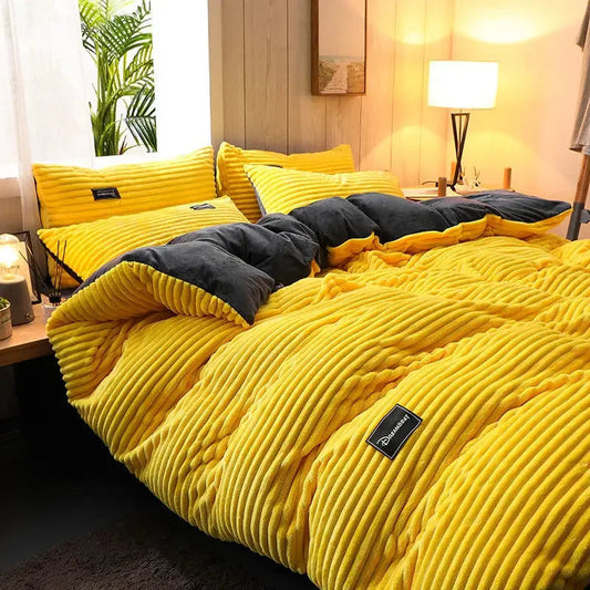 Housse de Couette En Polaire Douce