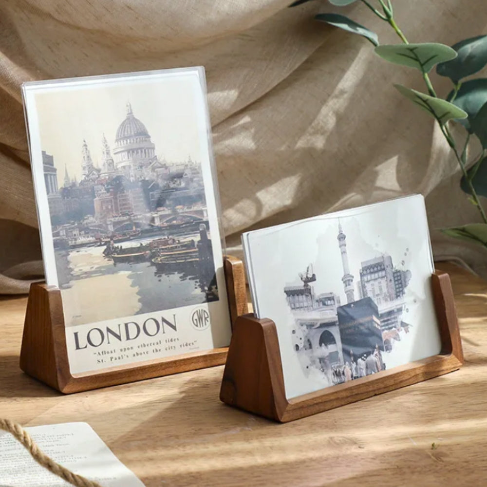 Aurevia – Natural and Timeless Walnut Photo Frames