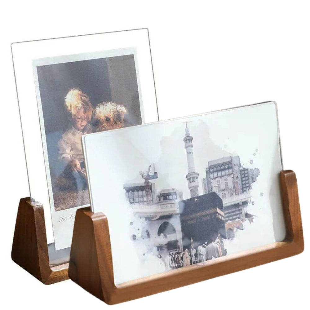 Aurevia – Natural and Timeless Walnut Photo Frames