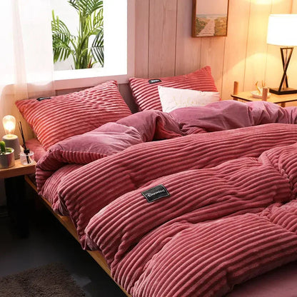 Housse de Couette En Polaire Douce