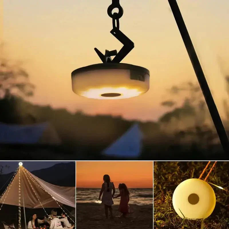 Lunara – Lampe de Camp Rétractable 4-en-1 Polyvalente
