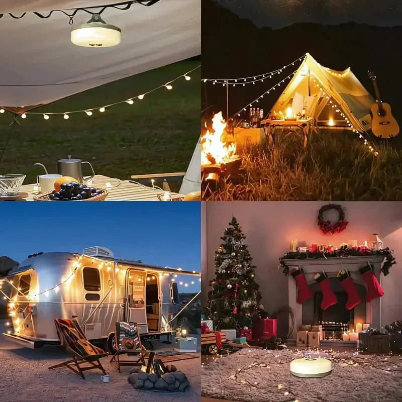 Lunara – Lampe de Camp Rétractable 4-en-1 Polyvalente