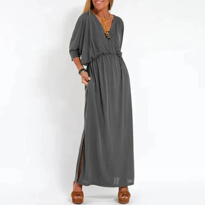 Robe d'été pour femmes – Col rond sans manches décontractée