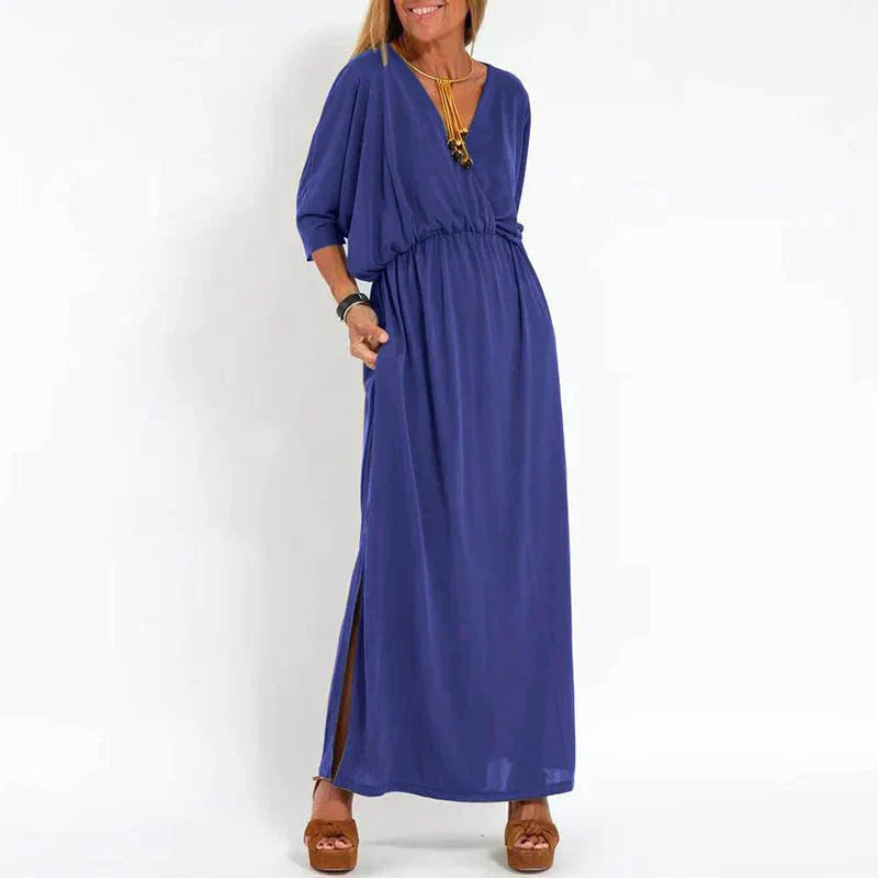 Robe d'été pour femmes – Col rond sans manches décontractée