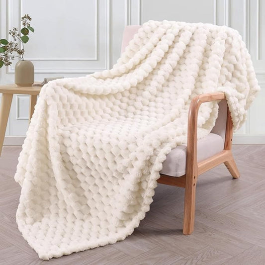 Velora – Plaid Douillet en Peluche Ultra-Soft et Luxueux