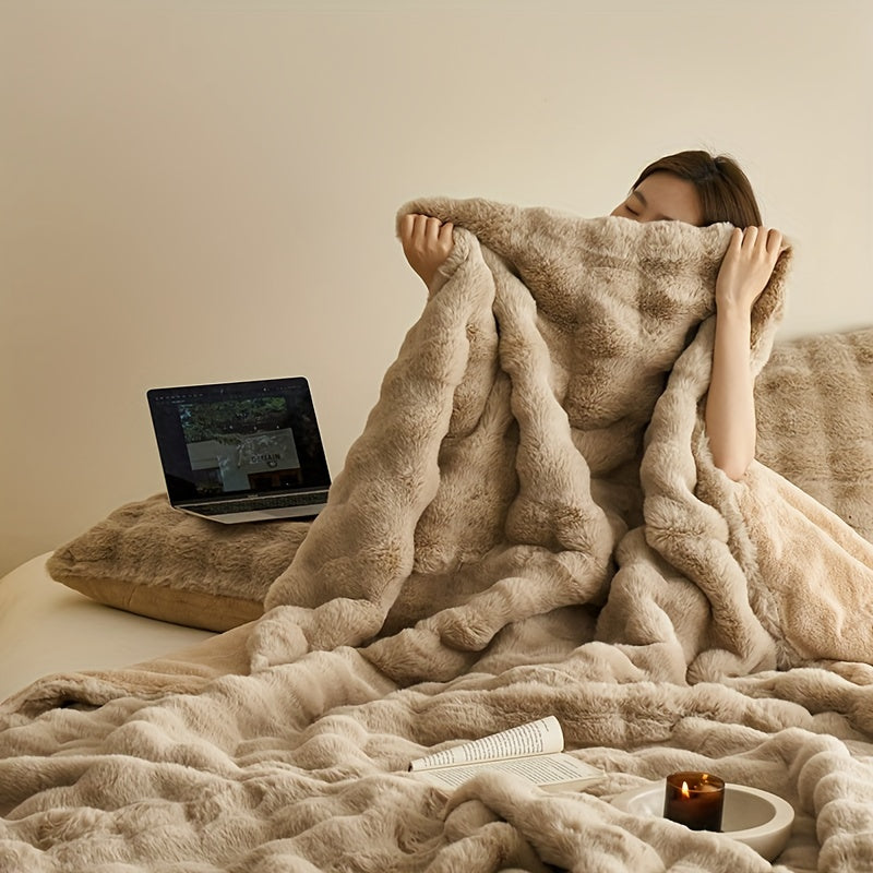 Couverture en Fleece Double - Doudou Chaud et Doux
