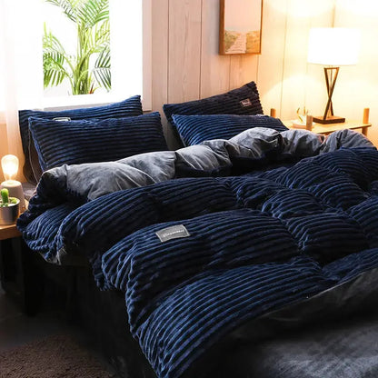 Housse de Couette En Polaire Douce