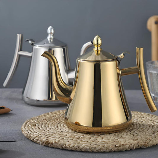 Orion – Bouilloire en Acier Inoxydable avec Filtre Intégré Élégante et Pratique