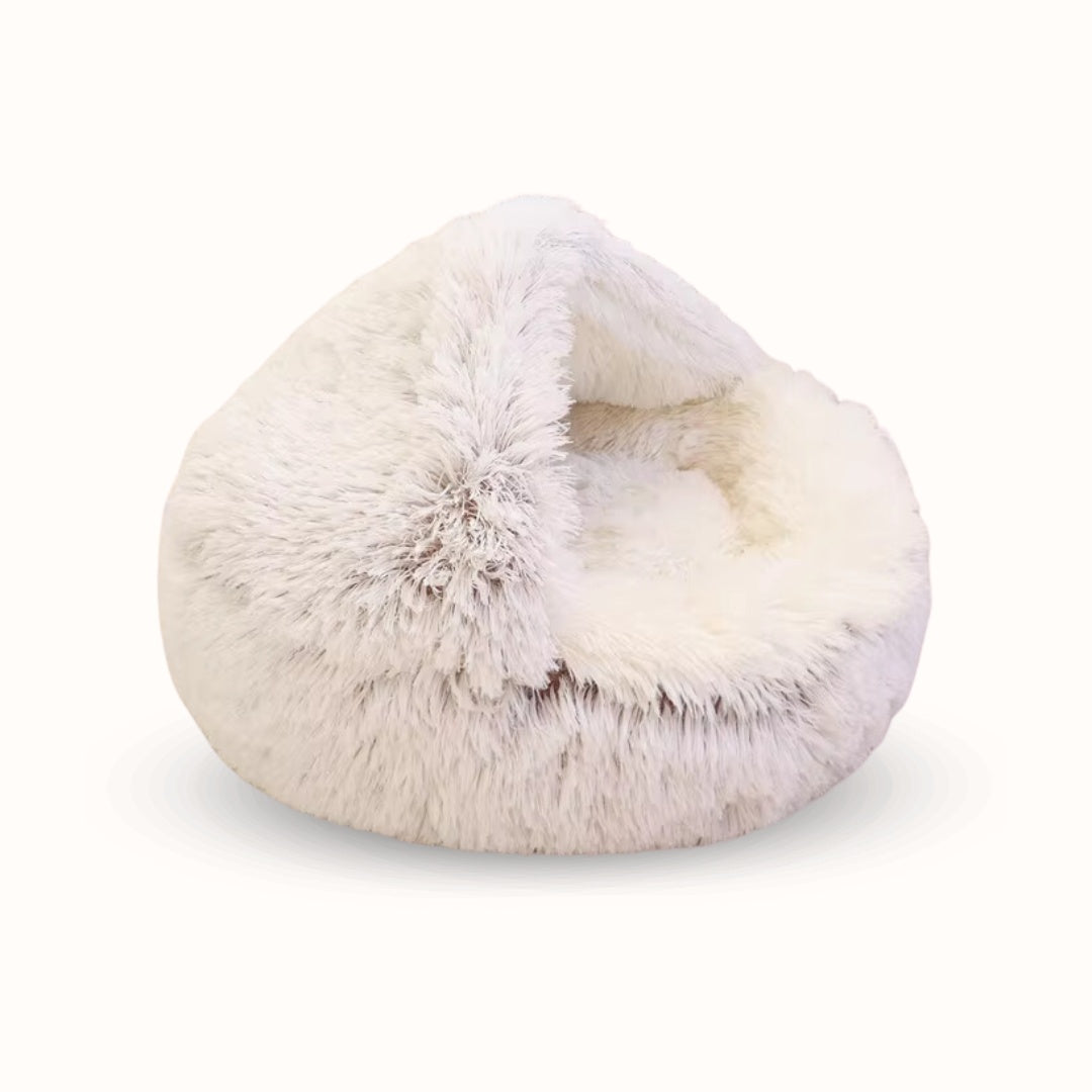Lit coussin apaisant anti-stress pour chat et petit chien