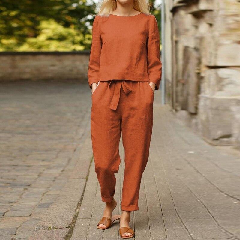 Pantalon et chemise en lin pour femmes - Aurelles