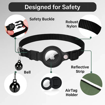 SafePaws – Collier Réfléchissant pour Chat avec Fermeture de Sécurité