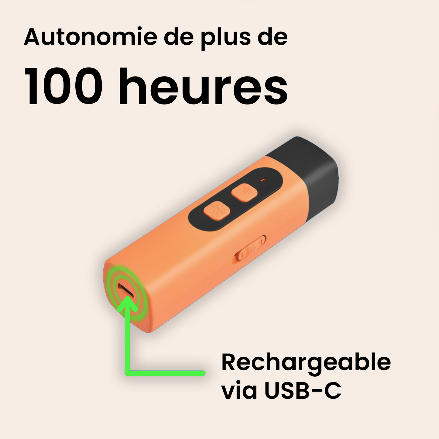 Collier anti-aboiement ultrason pour chien