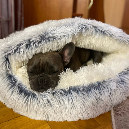 Lit coussin apaisant anti-stress pour chat et petit chien