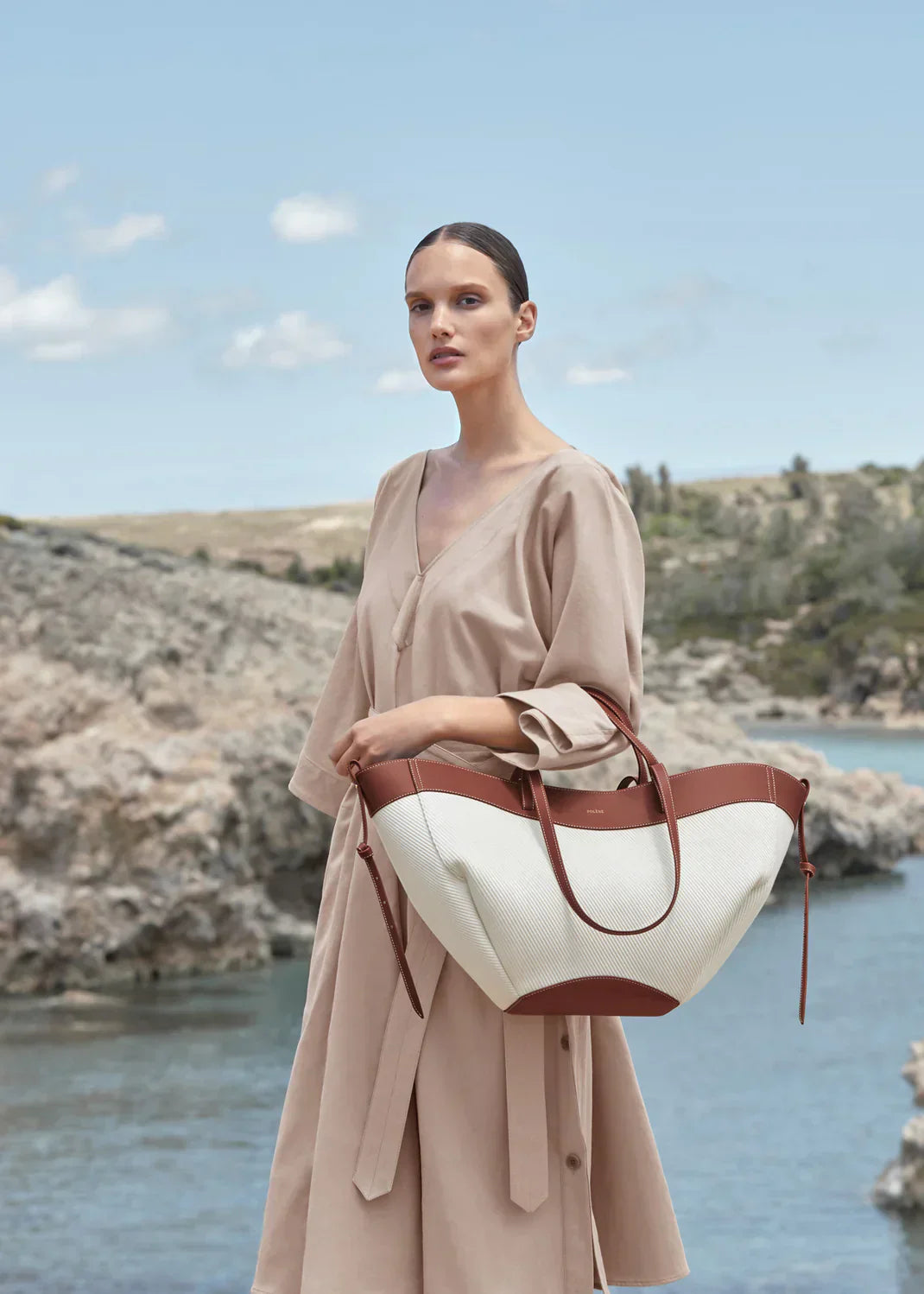 Sac Fourre-tout en Cuir Véritable pour Femmes