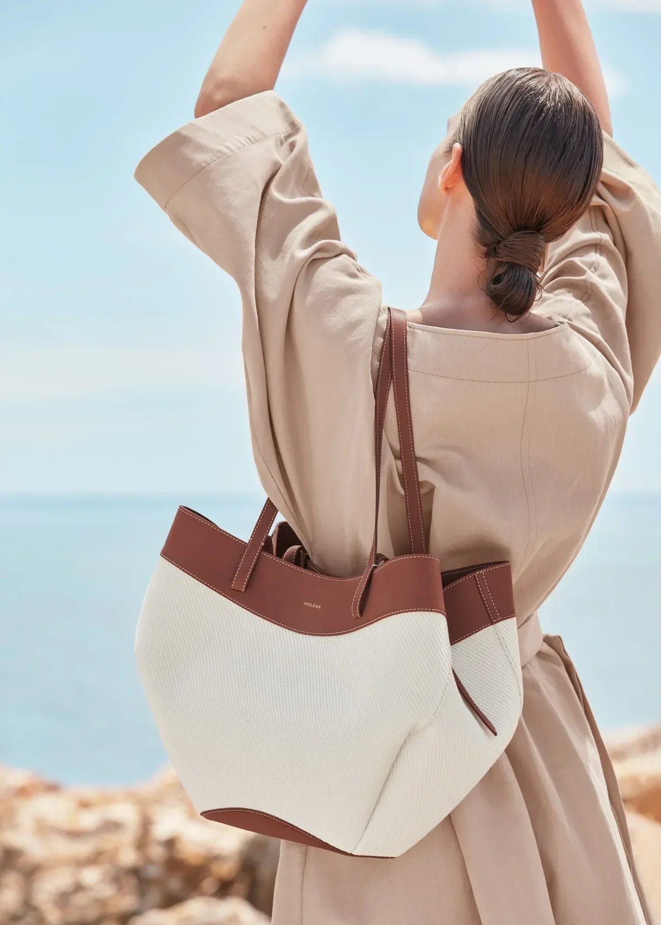 Sac Fourre-tout en Cuir Véritable pour Femmes