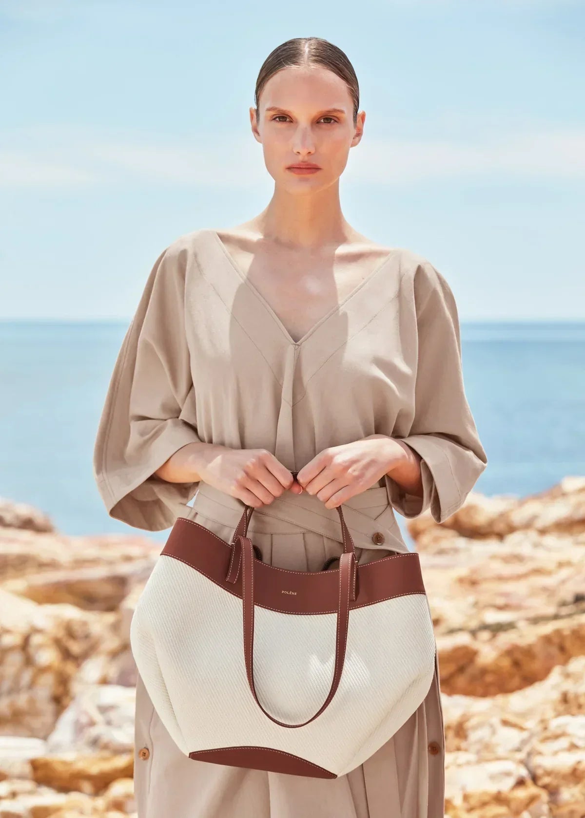 Sac Fourre-tout en Cuir Véritable pour Femmes