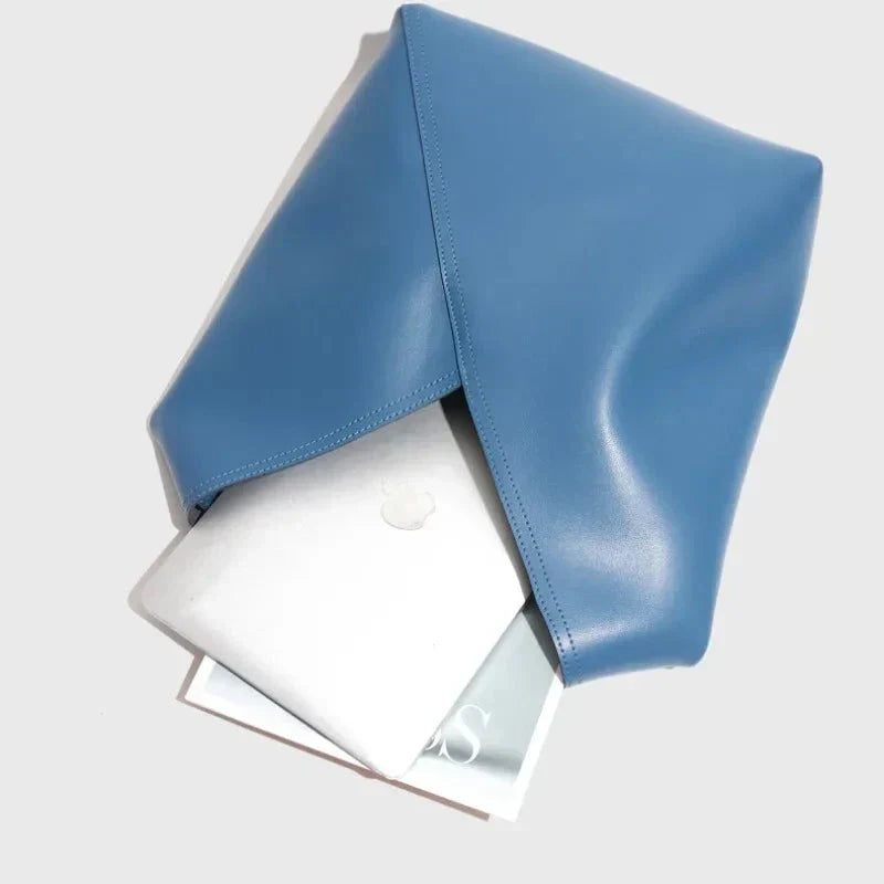 Sac Hobo en Cuir Ondulé pour Femmes