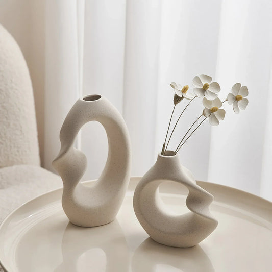 Velora – Set of Sculptural Ceramic Vases