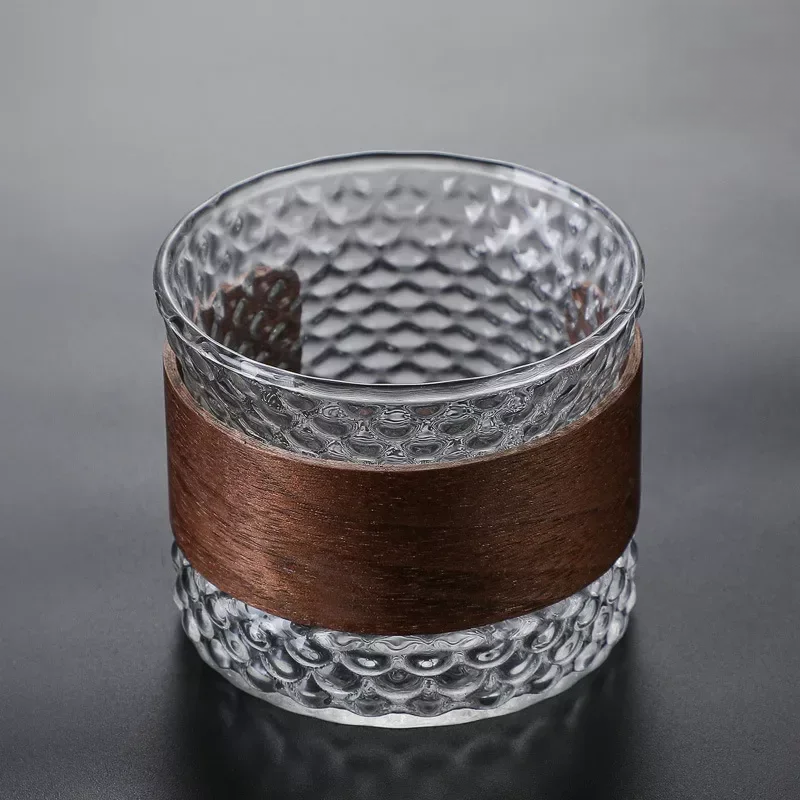 Solera – Crystal and Wood Tumbler Glass