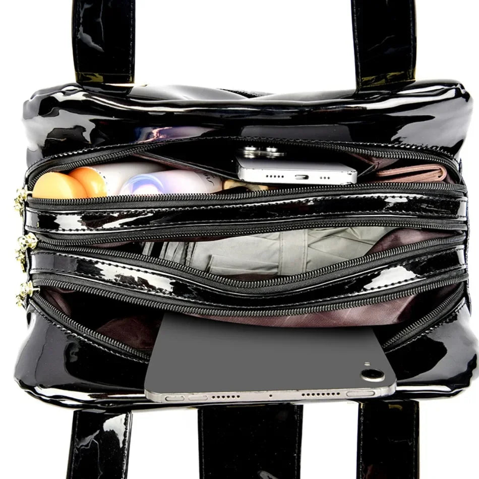 Sac à Main Cylindrique en Cuir pour Femmes